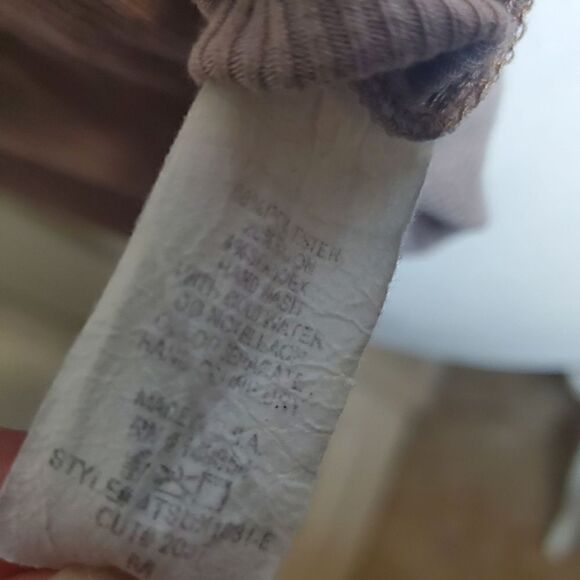 Sadie & Sage blush tan ribbed tank top Size Medium - Picture 7 of 9